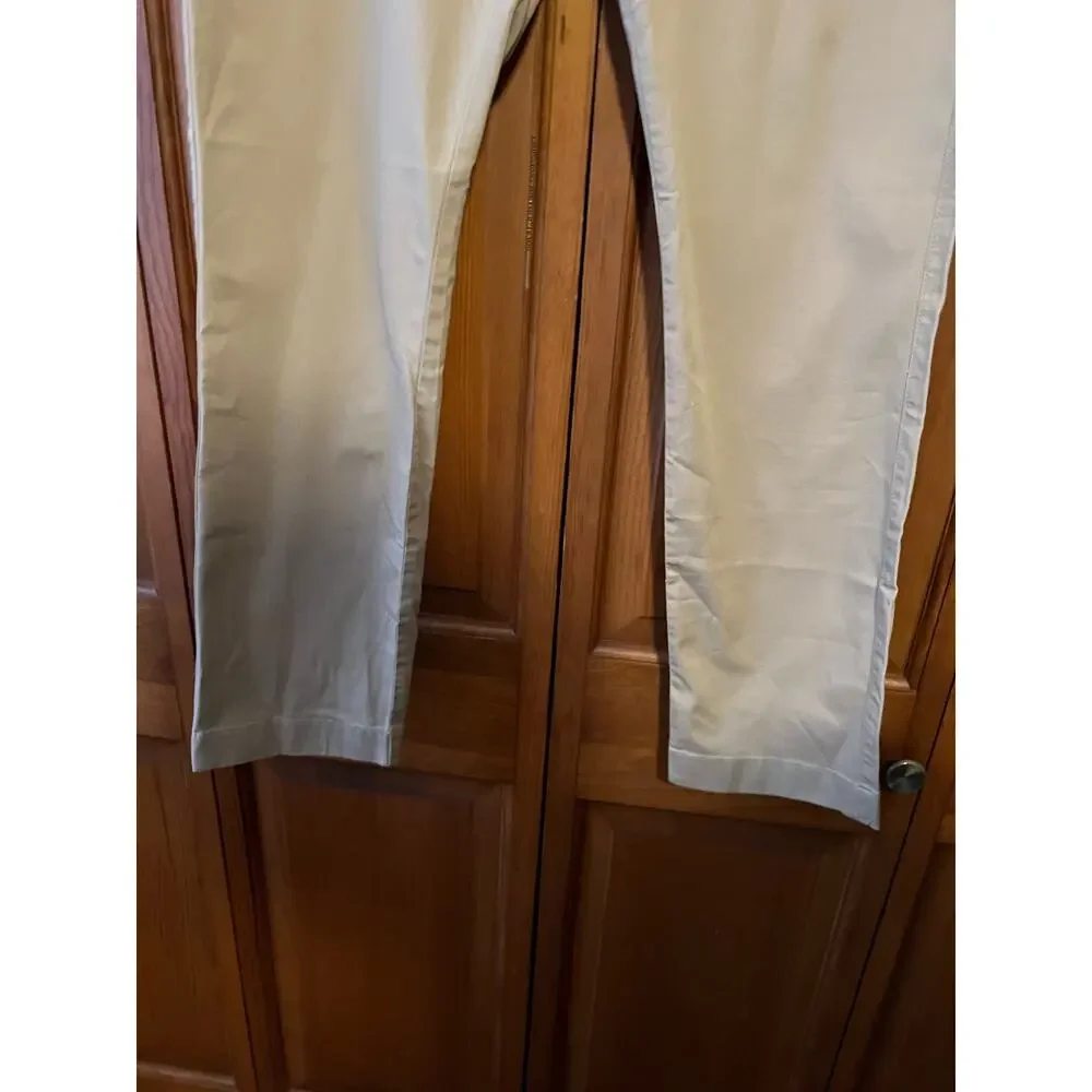 NWT J. Crew Factory Men's Athletic Slim-Fit Chino Pant British Khaki Size 34x32